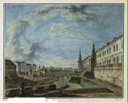 Alexeyev Fiodor View of Moscow from the Trinity Gates in the Kremlin View of Moscow University - Hermitage